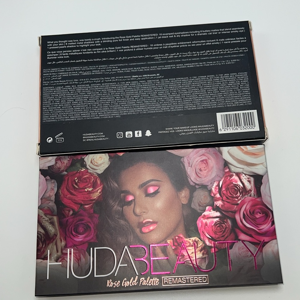 🩷NWT HUDA BEAUTY ROSE GOLD PALETTE REMASTERED - Picture 11 of 13